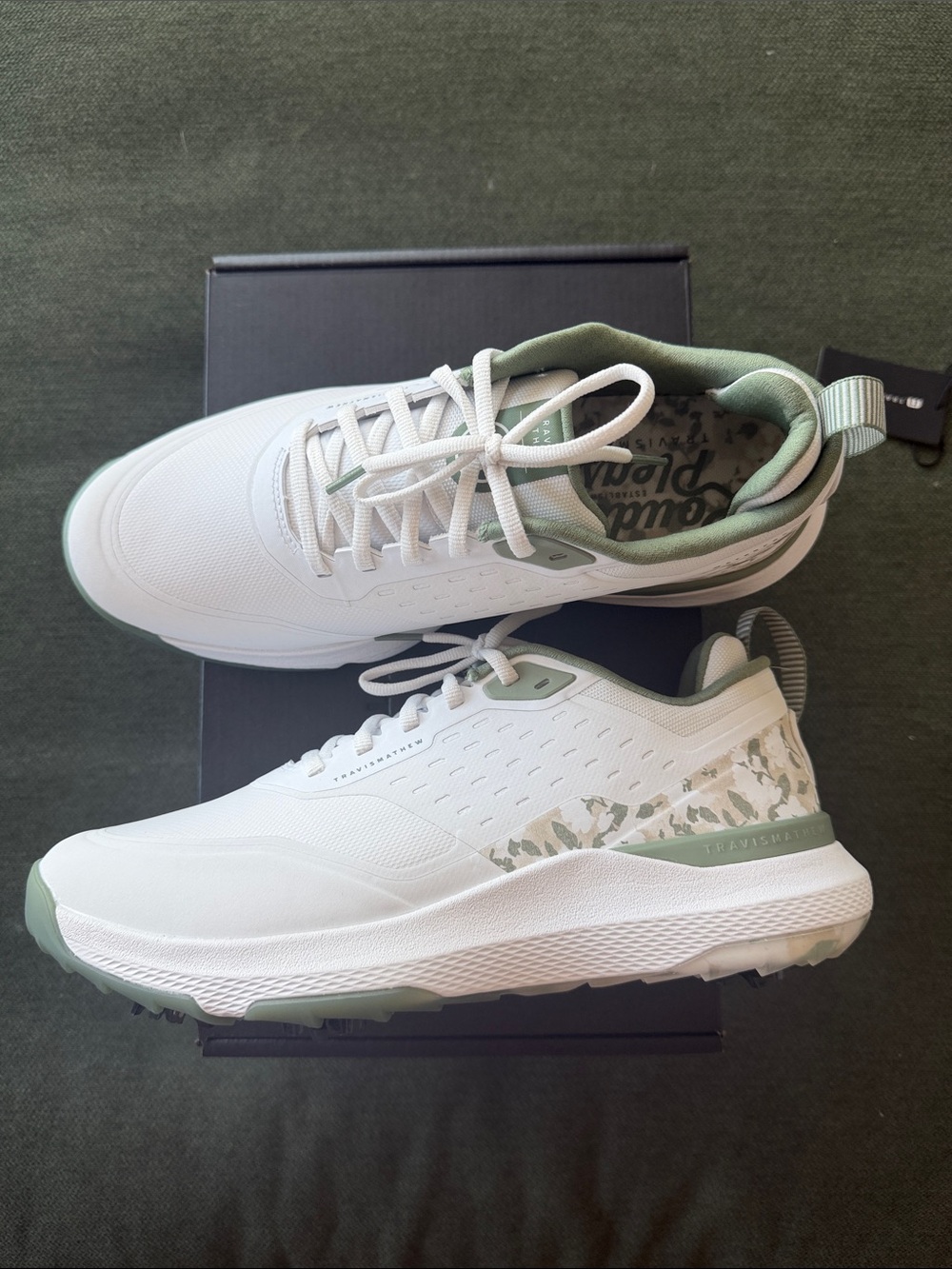 TravisMathew Nuage Golf Shoes - Camo / White - Brand New Never Worn